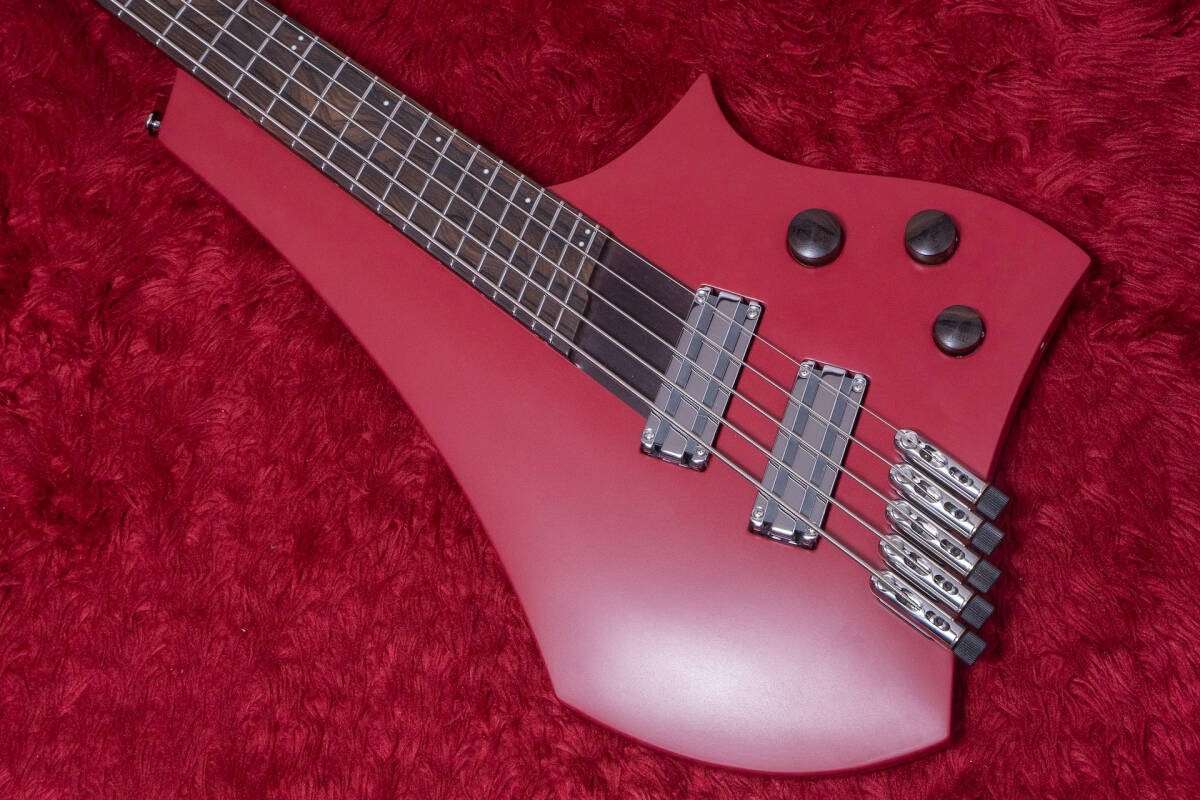 Image of Electric Bass Guitar Meta Veil-B5 Midscale Crimson Queen Amaranthe Blossom