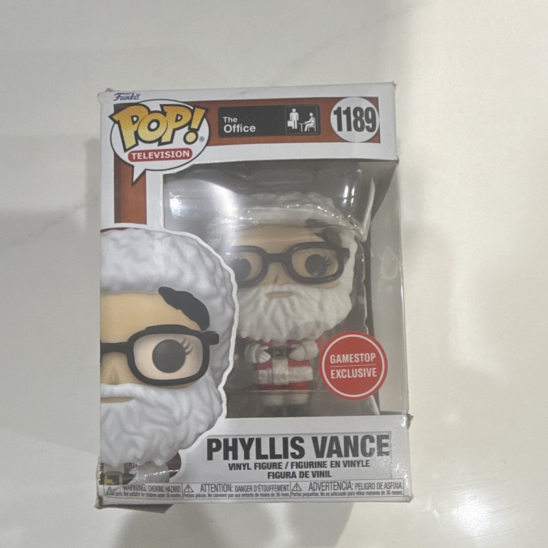 Funko Pop! Television The Office Phyllis Vance #1189 Vinyl Figure GameStop Excl