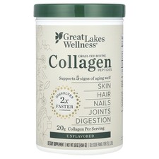 Grass-Fed Bovine Collagen Peptides, Unflavored, 16 oz 454 g 