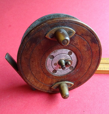4'' VINTAGE ZEPHYR MUSTER LEGIERUNG/HOLZ MITTELNADEL UNBENANNT FRÜHES MILWARD'S BEISPIEL