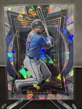 2025 Panini Select Baseball Augustin Ramirez #5 RC Cracked Ice Refractor 