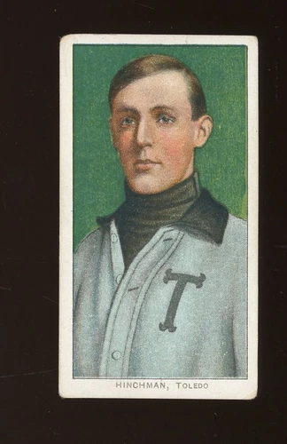 1909 T206 Baseball #214 Harry Hinchman (Toledo) GD *f1