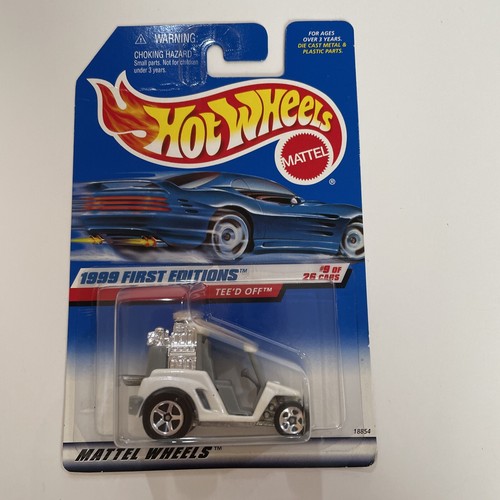 Hot Wheels 1999 First Editions NIP 9/26 Grey TEE’D OFF