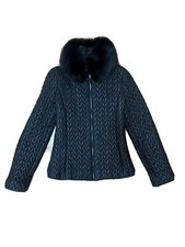 Post Card Jacket Size 4 Fox Fur Collar