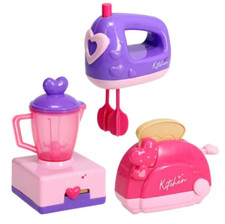 new Just Pretending Assorted Toy Kitchen Appliances,blender 3 pcs