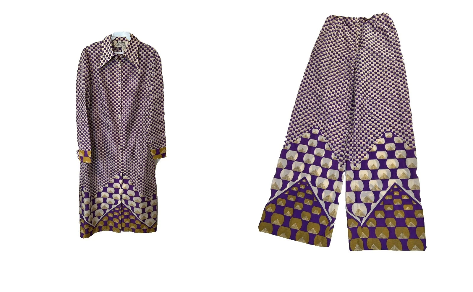 Disco trajes Vintage 1970s Multi-Color, Juegos y Suit Separates para Mujeres