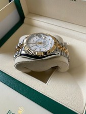 ROLEX WHITE DIAL NEW 2025 SKY DWELLER 336933 18K Gold/Steel Jubilee 42MM 7
