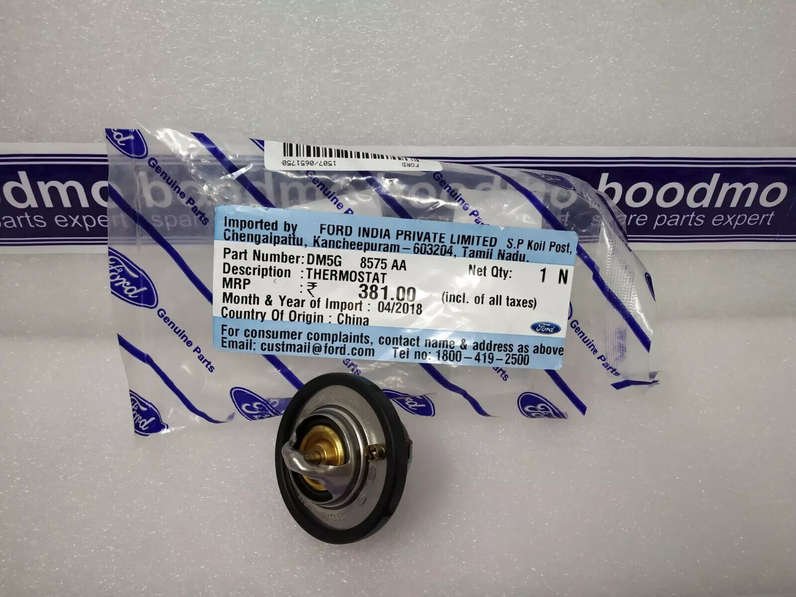 Thermostat for FORD ECOSPORT, FIESTA, FIGO, FUSION DM5G8575AA FORD