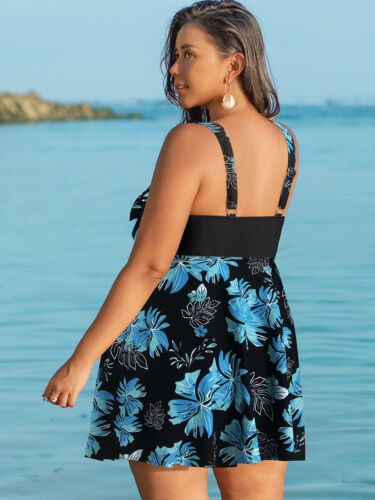 Tankini With Shorts Swimsuits For Women Two Piece Fast Dry Swimming Beachwear - Picture 16 of 21