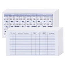 24 Pack Check Register, Checkbook Registers for Personal, Blank Ledger Transacti