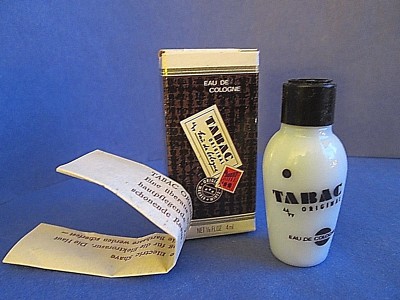 Tabac Original Eau de Cologne Miniature Perfume Bottle Mini & Box West Germany 