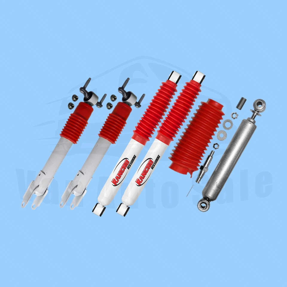 Chevrolet Silverado 3500 HD Rancho 2011-2018 1-2" amortiguadores de elevación y estabilizador Foto 2 de 4