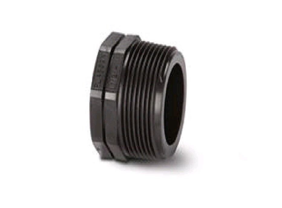 Polypipe 47043 Polyfast MDPE Plastic Reducing Bush - 4in x 3in BSP