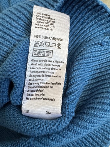 bhs,men jumper,sky-blue,medium. - Picture 5 of 5