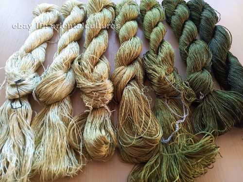 7bundles 100%natural mulberry silk,hand-dyed su embroidery silk floss/threads - Picture 12 of 12