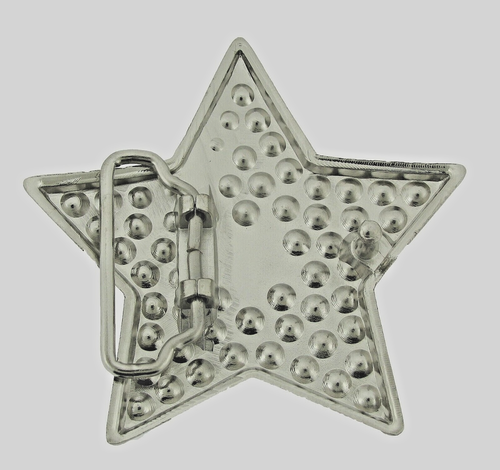 Japanese Star Belt Buckle New Men Women Love Pink Metal Rhinestones Bling Gift - Picture 5 of 8