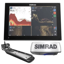 Simrad NSX  3012 Radar Bundle - HALO20+ Radar Dome  ; Active Imaging  3-in-1 Tra