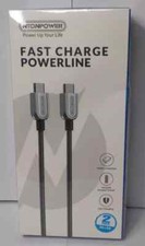 2-Pack 6 ft. each Braided USB C Type-C Fast Charging Data Charger Cable Cord