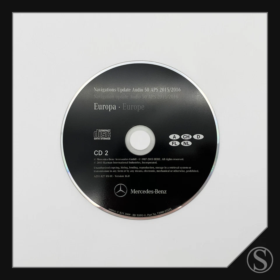 Mercedes-Benz Europa Navigations-Update AUDIO 50 APS 2015/2016 A2118270501 - Bild 3 von 4