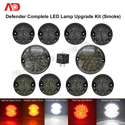 10PCS For Land Rover Defender 90/110 Position Light Side Marker Light Tail Light
