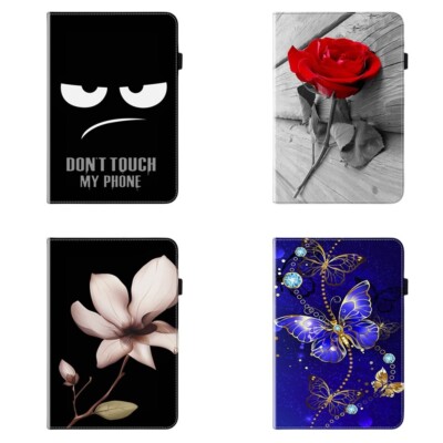 Tablet Case [Select Model] - Leather Flip Case Protective Cover with Stand A01YX