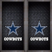 Dallas Cowboys Cornhole Skin Wrap NFL Football Luxury Design Decal Vinyl DR05