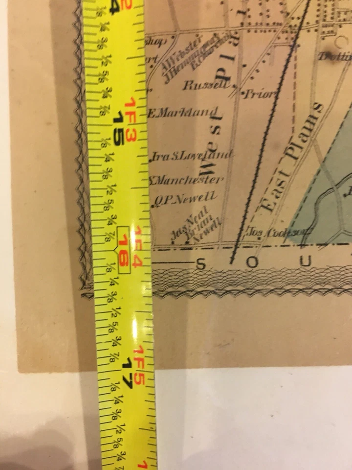 Connecticut Hartford County Map Farmington Township 1869 J8#30 - Image 4 of 4