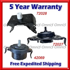 N858 Fits 2010-2021 Lexus GX460 4.6L AUTO Motor & Transmission Mount Set 3pc
