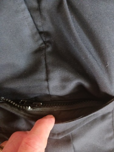 Mens Poly/Cotton Twill Cargo Pants by Flying Cross, Dark Navy, #49300 - Picture 3 of 8