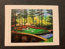 Masters Golf Logo Sticker Decal Laptop Hydro Augusta PGA 3.7" x 3" Free Shipping