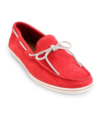 Polo Ralph Lauren Kalworth Red Suede Leather Loafer Shoe  display picture 2