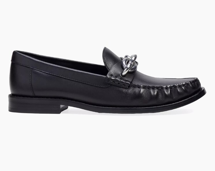 COACH Jess Loafer チェーンローファーフラット Coach Jess Leather Chain Loafers In Sizes 7 and 8 | eBay