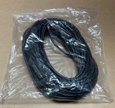 75 Ft - RAW WIRE to RAW WIRE SPEAKER CABLE - 16 Gauge, 2 Conductor -Black NEW