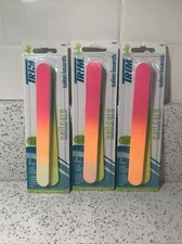 3X - Trim Nail File Salon Boards 2pack15861 HEAVY DUTY 100 GRIT MEDIUM 180 GRIT