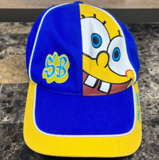 SpongeBob New York Nickelodeon Jerry Leigh Youth Adjustable Cap Blue/Yellow 2004