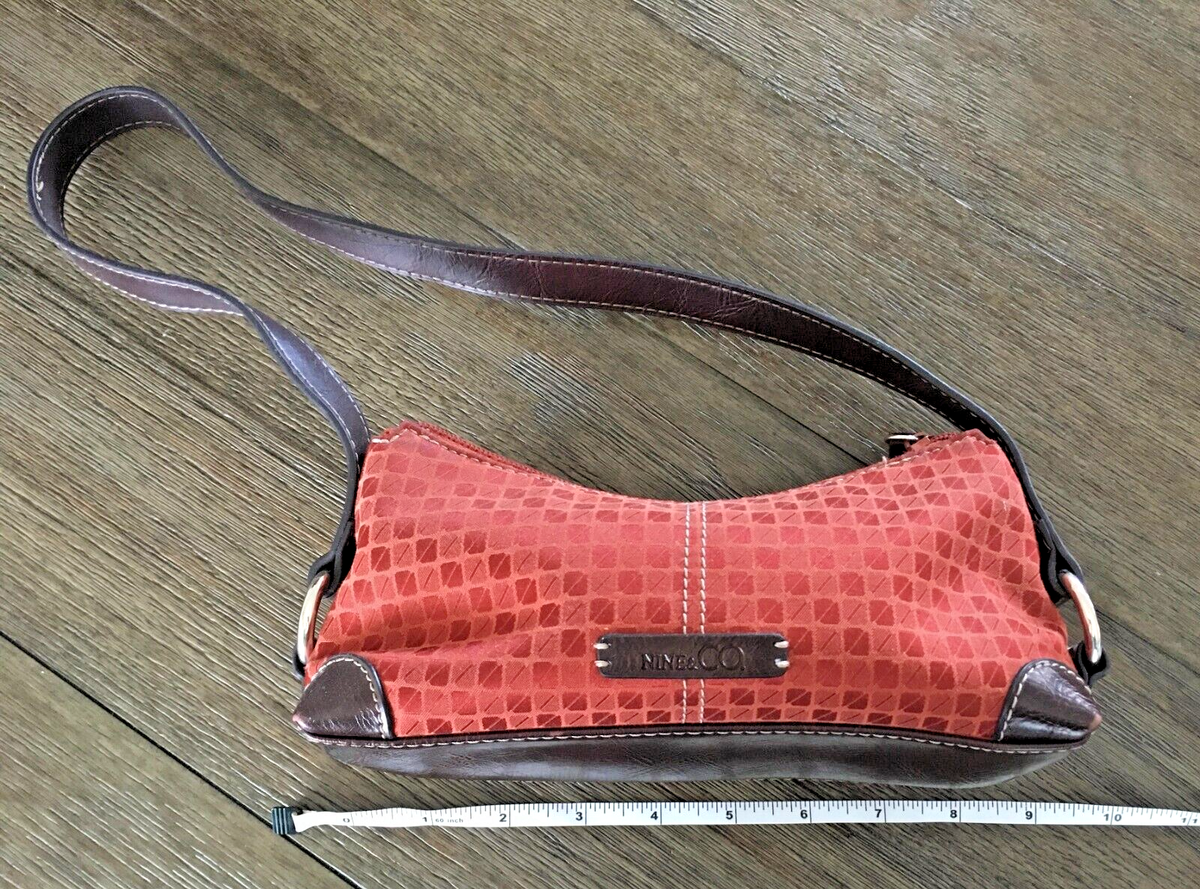 Nine by Nine West, Mini handbag Rust Colored with faux brown