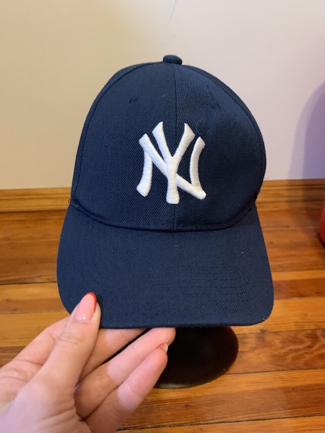 New York Yankees MLB Navy Acrylic Blend Baseball Cap One Size-image
