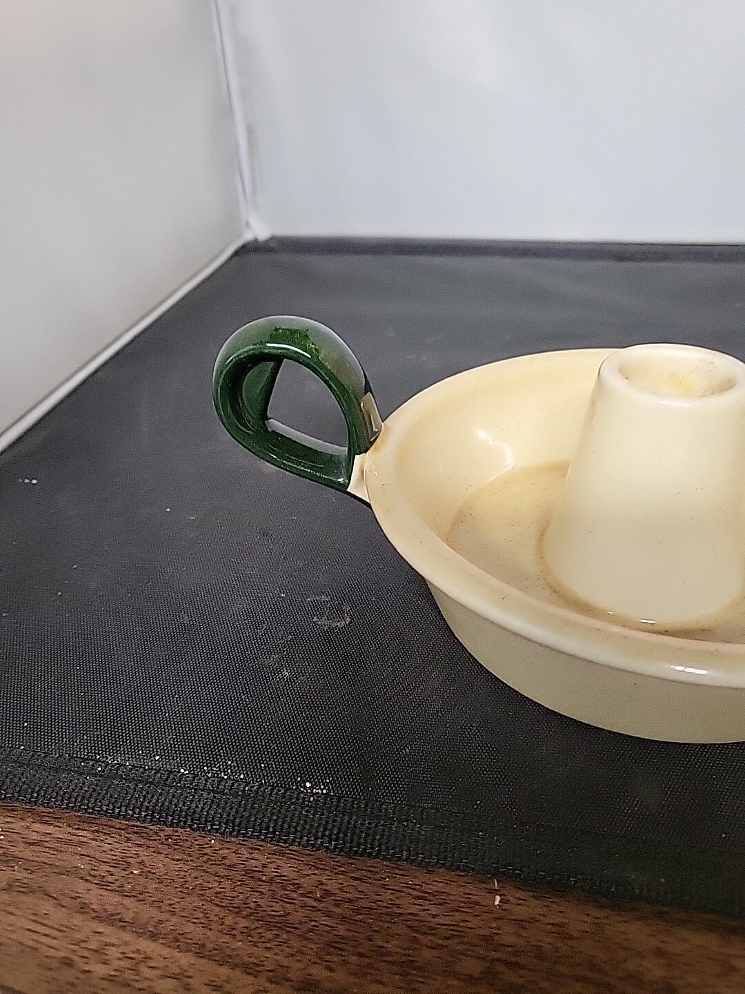 Metlox Poppytrail California Provincial Green Rooster Candle Holder