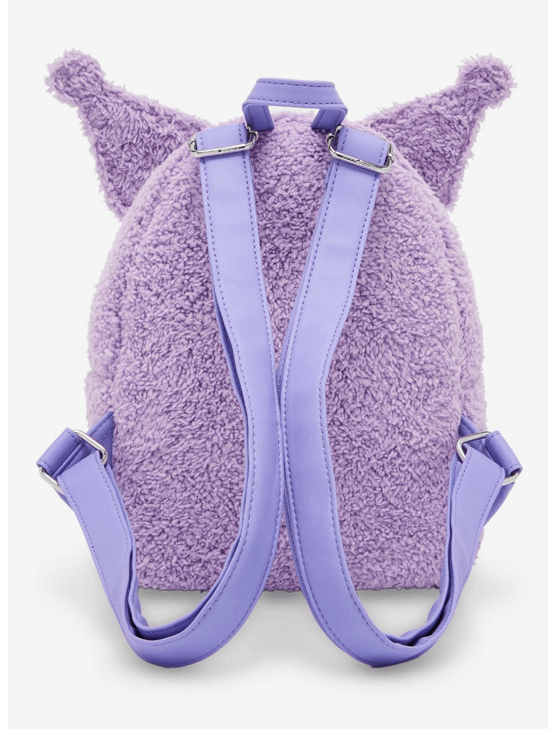 Loungefly Sanrio Kuromi Purple Pastel Fuzzy Mini Backpack Loungefly Sanrio Kuromi Purple Pastel Fuzzy Mini Backpack | eBay main image 2