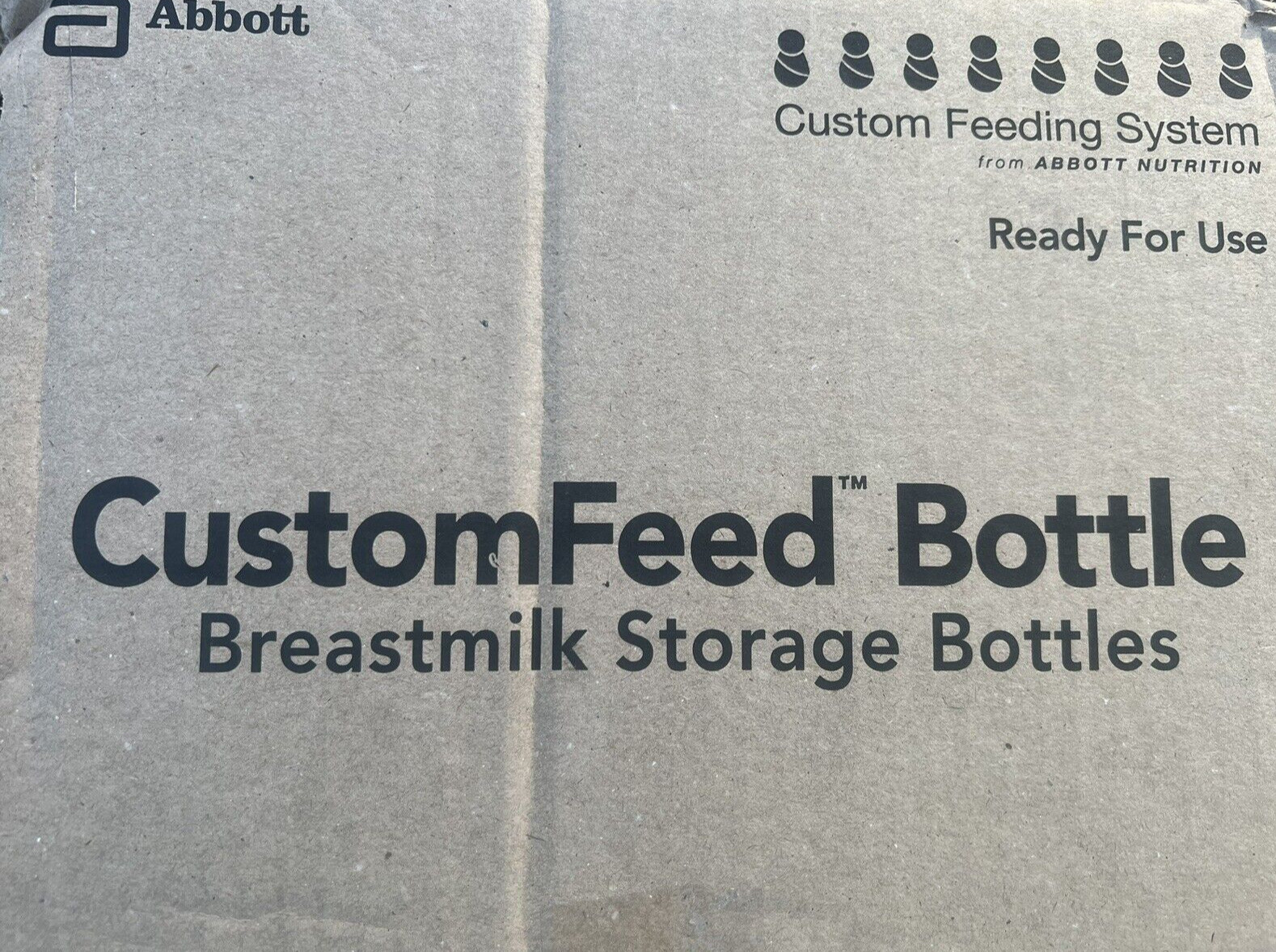Abbott Customfeed Bottles w/ Cap Breastmilk Storage Hospital 60mL Reusable Lot