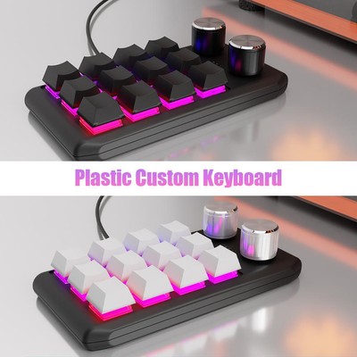 12 Key Keyboard Custom Shortcuts RGB Programmable Keys Ne Bluetooth U8L2 C6 O8D1