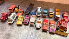 lot 19 vehicules match box voiture miniatures ancienne vintage camion
