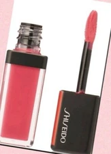 Shiseido Lacquerink Lipshine - 302 Plexi Pink  0.20 Oz Lip Gloss new no box