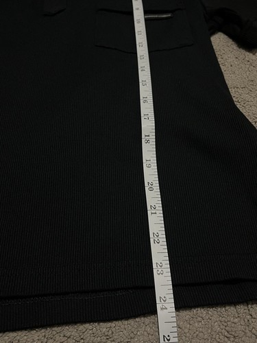 Dolce Gabbana Designer Black Stretch Polo Shirt Women’s Size L Soft Touch - Picture 15 of 16