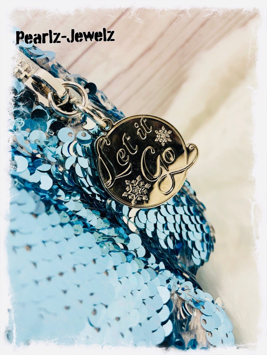 Loungefly Disney Frozen Elsa Sequin Reversible Blue Silver  display picture 1