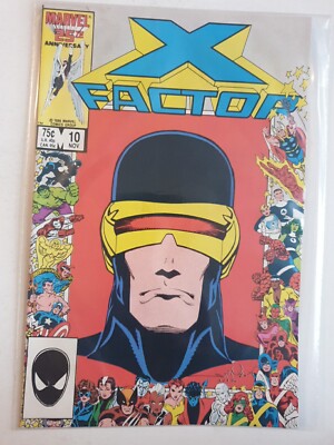 X-FACTOR ISSUE #10 1986 MARVEL COMIC 1st Series (Original Xmen Reunited) Vfn/Nm