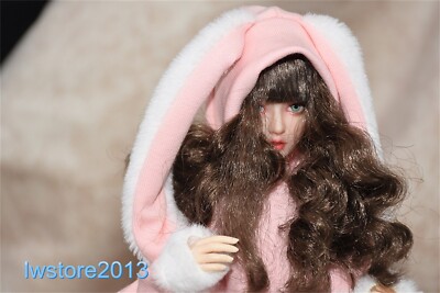 1:6 Female Pink Bunny Hoodie Coat Clothes For 12'' PH TBL JO Action Figure Body