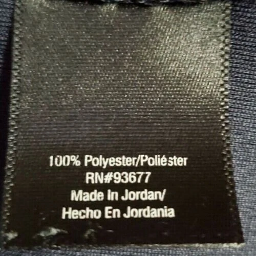 SJB Active Womens Capri Pants Size Medium Petite PM Black Purple White Striped - Image 3 of 4