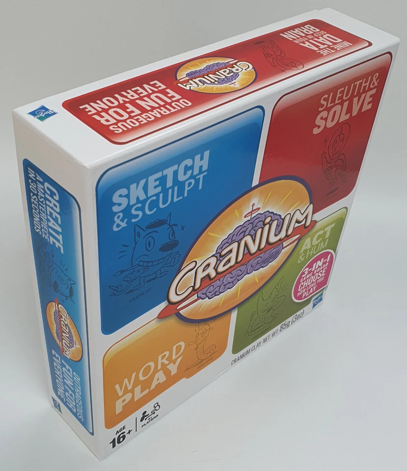 Cranium Family Board Game Sketching Word Puzzle Solving Acting Clay Hasbro 2009 - Image 4 of 4