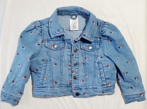 DISNEY Store "Minnie Mouse" Denim Jacket for Girls- Size: 3 - Picture 7 of 15